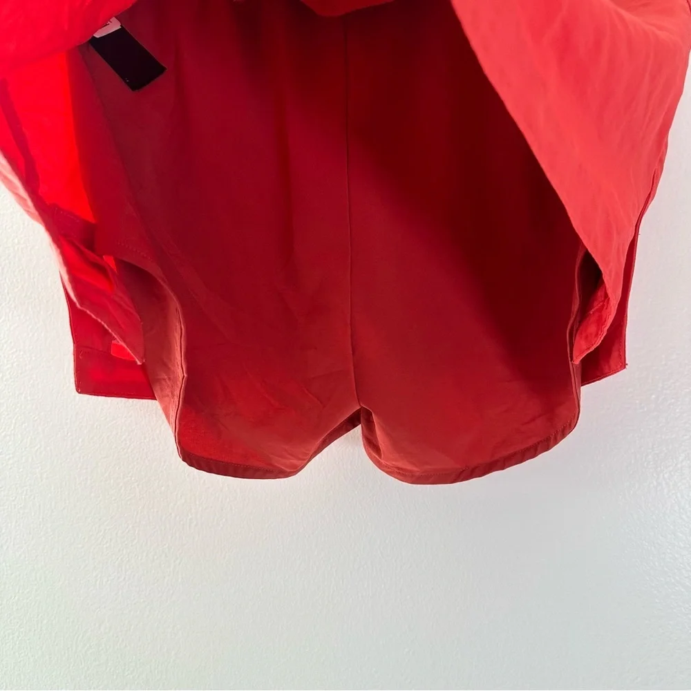 North Face Skort Womens Medium Red Skirt Shorts Hiking Elastic Waist